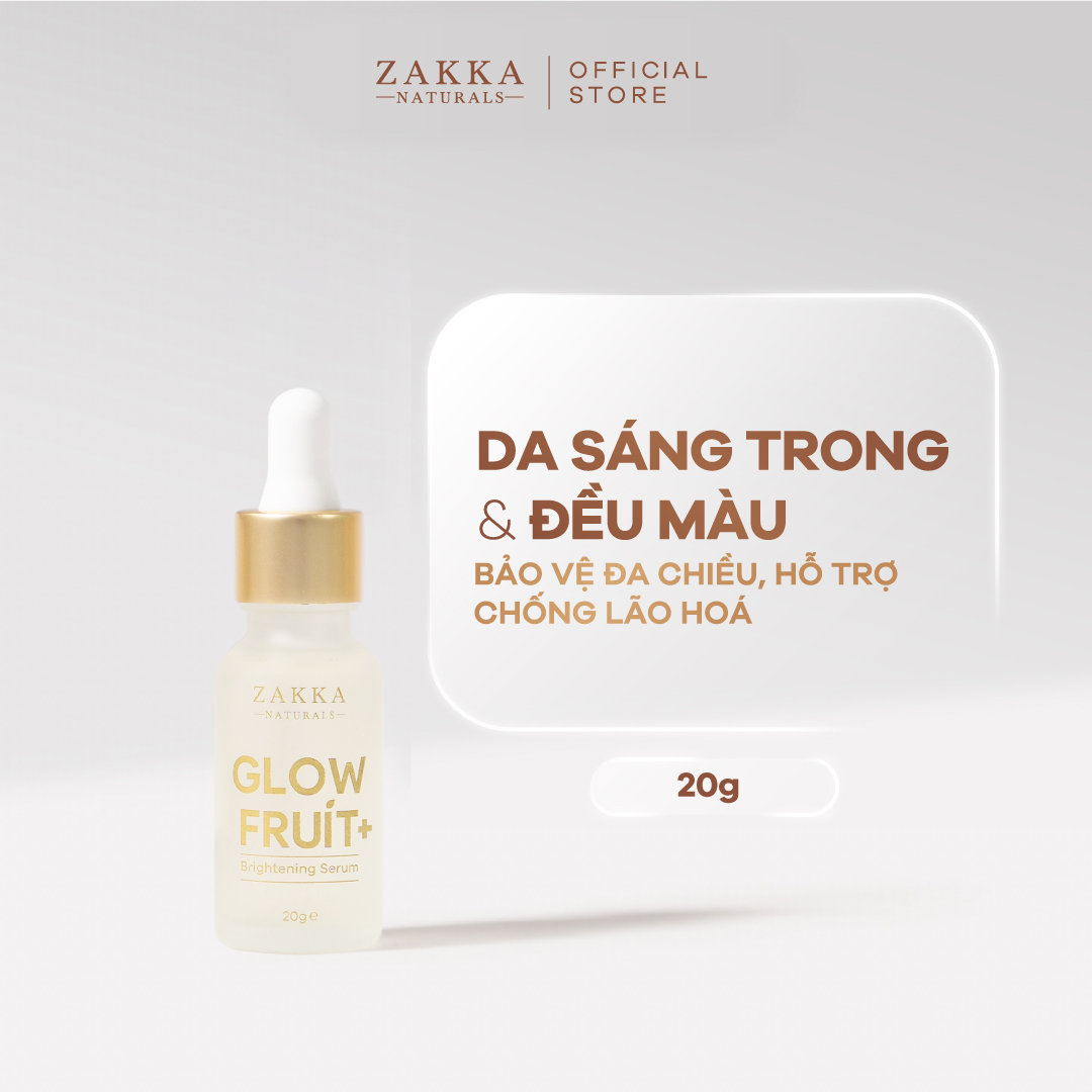 Serum (Tinh Chất) Vitamin C Zakka Naturals GlowFruit+ Brightening 20g