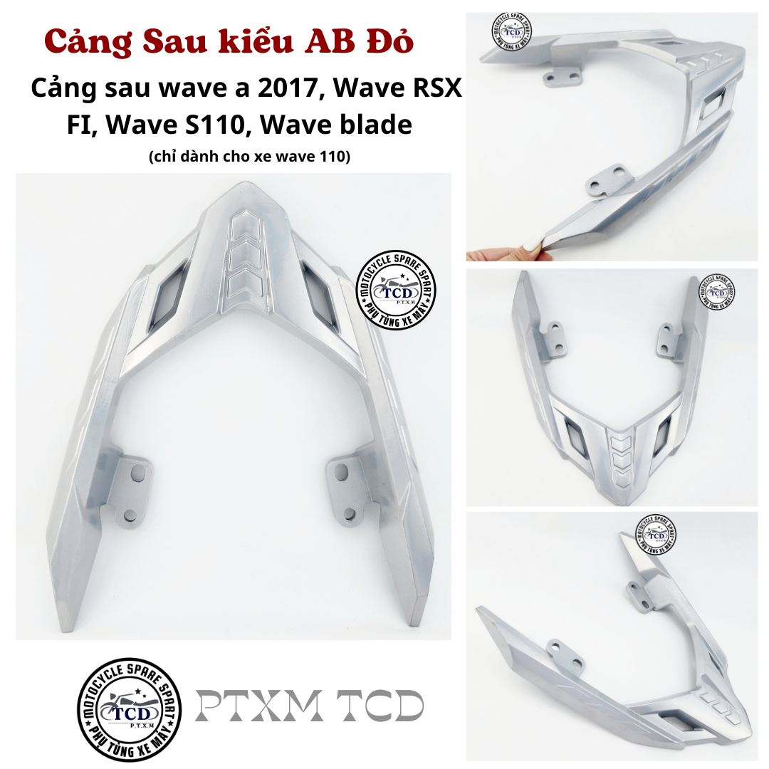 Cảng sau Màu kiểu AB (chỉ dành cho Wave 110) cho Wave a 2017, Wave RSX FI, Wave S110, Wave blade