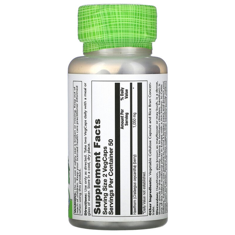 [Sale] Hawthorn, 525 mg, 100 VegCaps