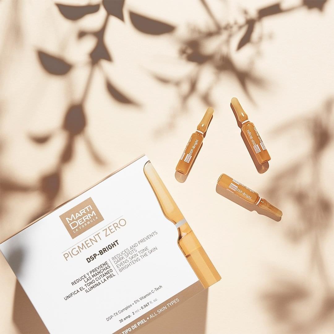 Ampoule dưỡng sáng đều màu da, giảm đốm sắc tố - martiderm pigment zero dsp bright
