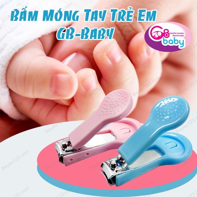 (KÈM NẮP ĐẬY) Dụng cụ Bấm móng tay cho bé GB BABY (Công nghệ Hàn Quốc) GBB GB2025
