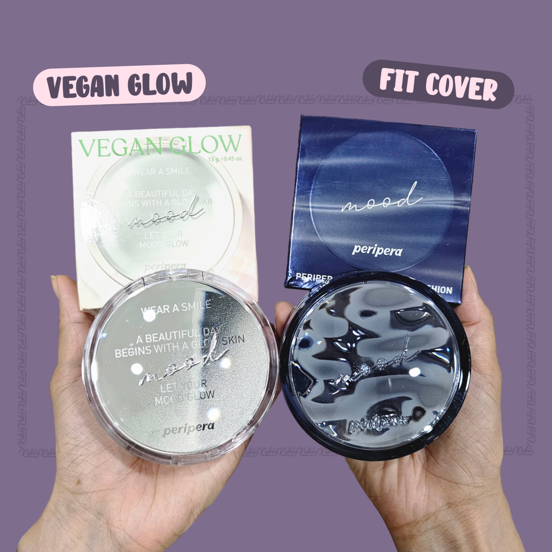 Phấn nước Peripera Mood Vegan Glow Cushion