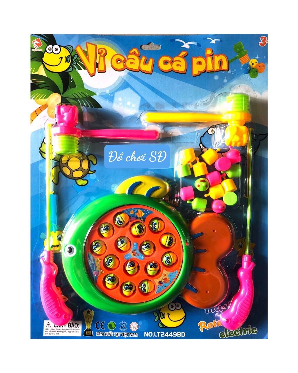 Đồ chơi câu cá đập chuột ( ngẫu nhiên)