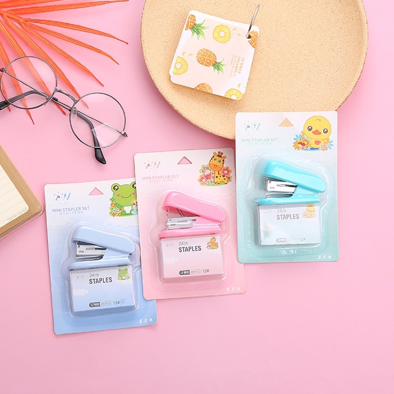 Set Ghim và Dập Ghim Mini Dễ Thương