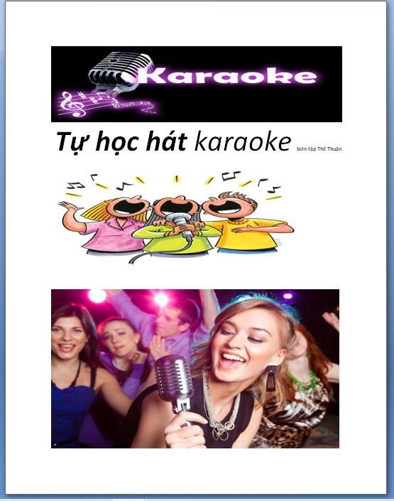 bộ 3 học hát karaoke