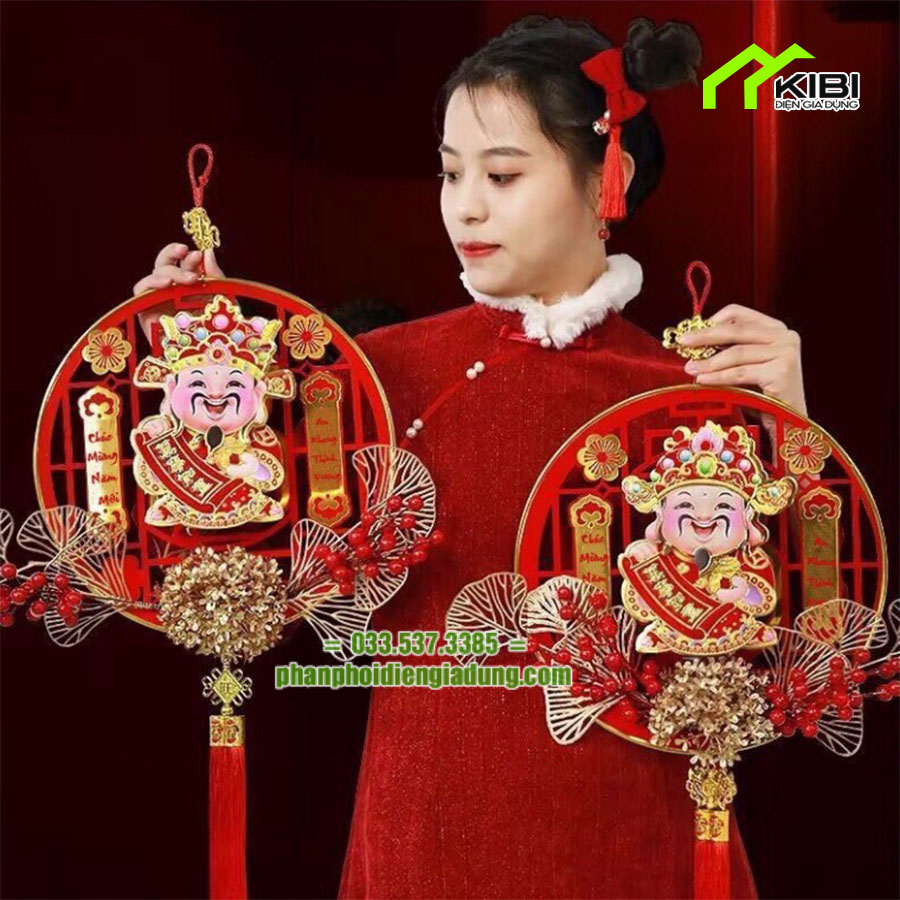 Thần tài tết, dải ông thần tài lắc đầu thu hút tài lộc