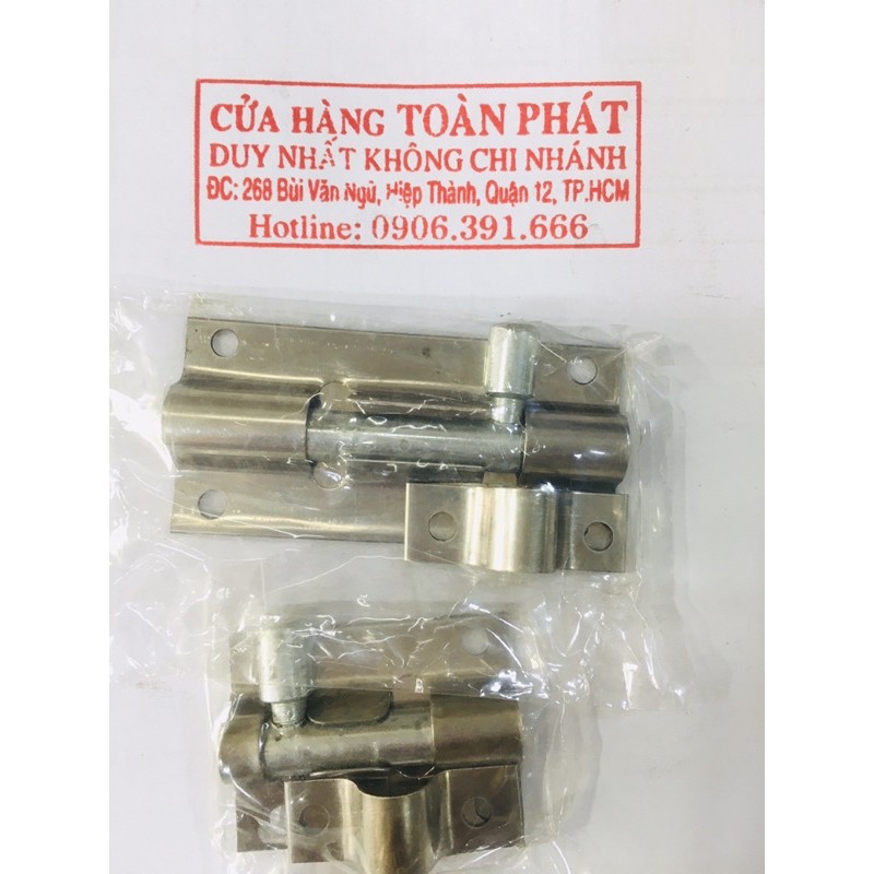 chốt cửa đứng, ngang inox (size 4cm,6cm,8cm,10cm)