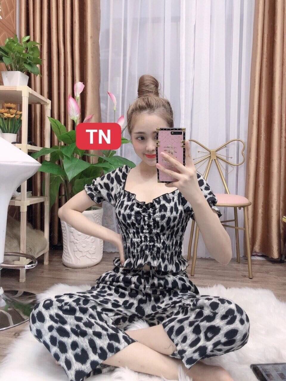 Sét bộ thổ cẩm tay ngắn có túi-MTB