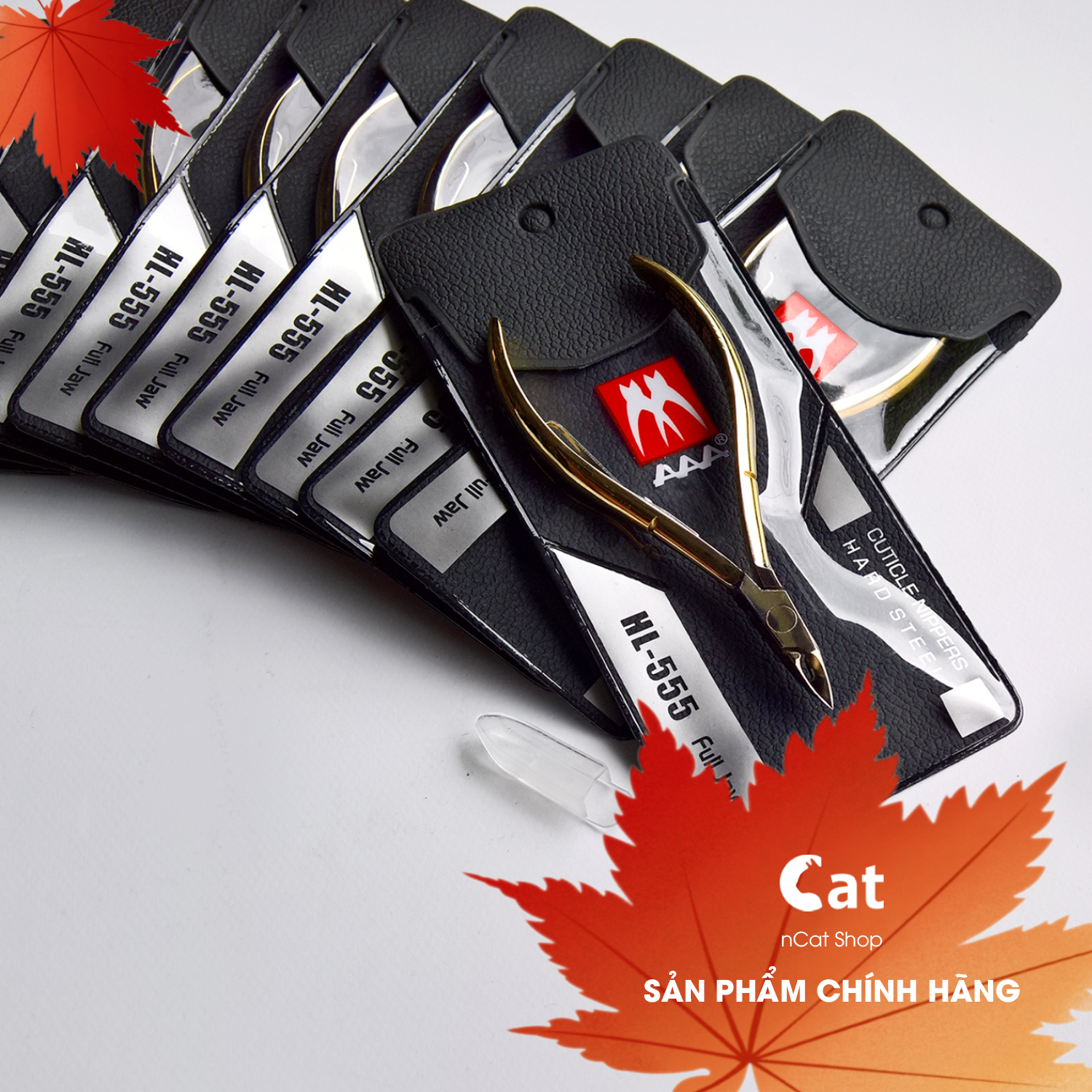 Kềm AAA HL555 - Combo 10 Cây - Kềm Cắt Da Mạ Vàng