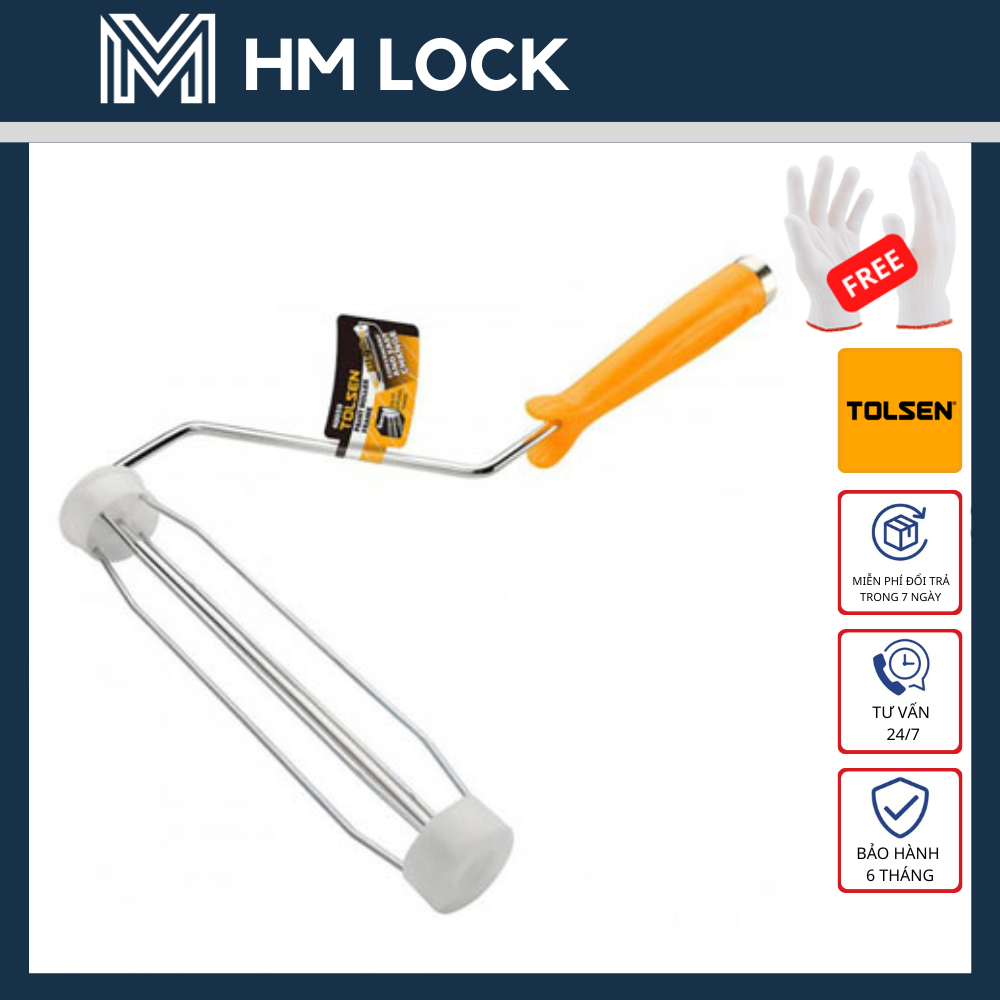 Khung cọ lăn sơn 225mm tolsen 40079 - hàng chính hãng - hm lock