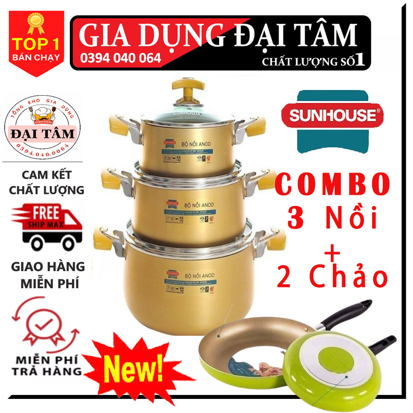 Bộ Nồi Sunhouse