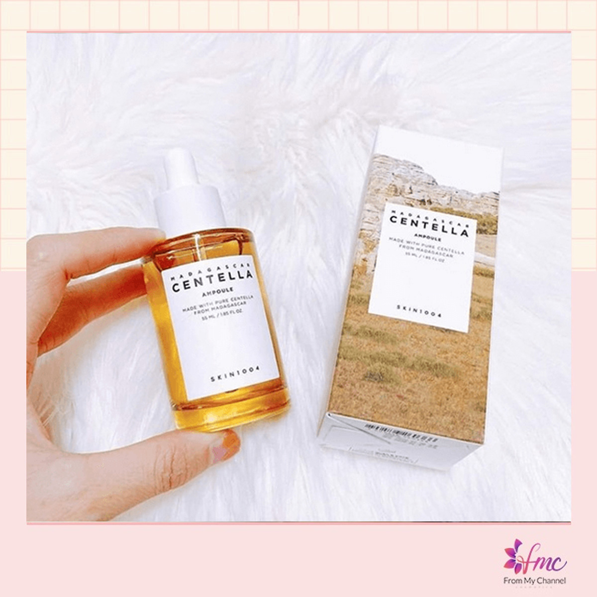 [MUA 1 TẶNG 1] Serum Rau Má Giảm Mụn, Phục Hồi Da Skin1004 Madagascar Centella Asiatica 100 Ampoule 55ml/100ml +Tặng 1 túi chườm giảm đau bụng