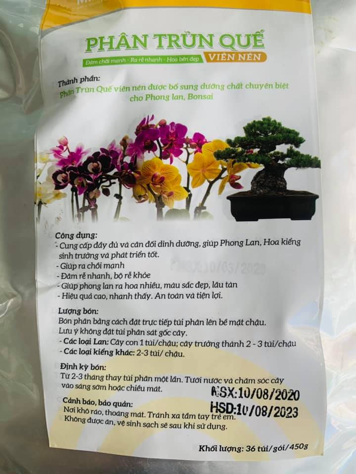 Phân bón trùn quế nguyên chất dạng túi lưới