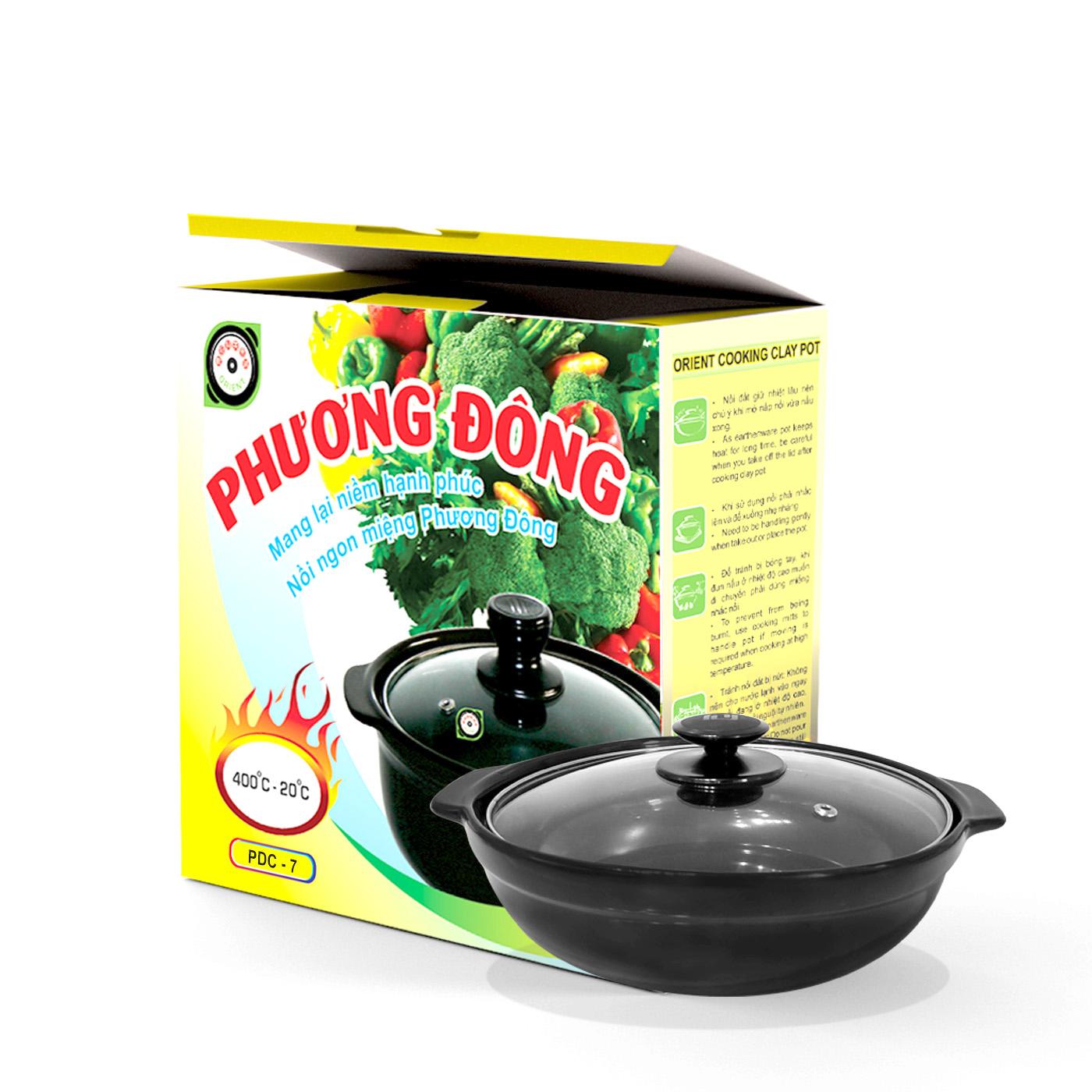 Nồi sứ cạn Phương Đông PDC-7