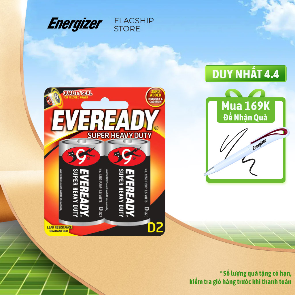 PIN EVEREADY SUPER H.DUTY 1250 BP2 D