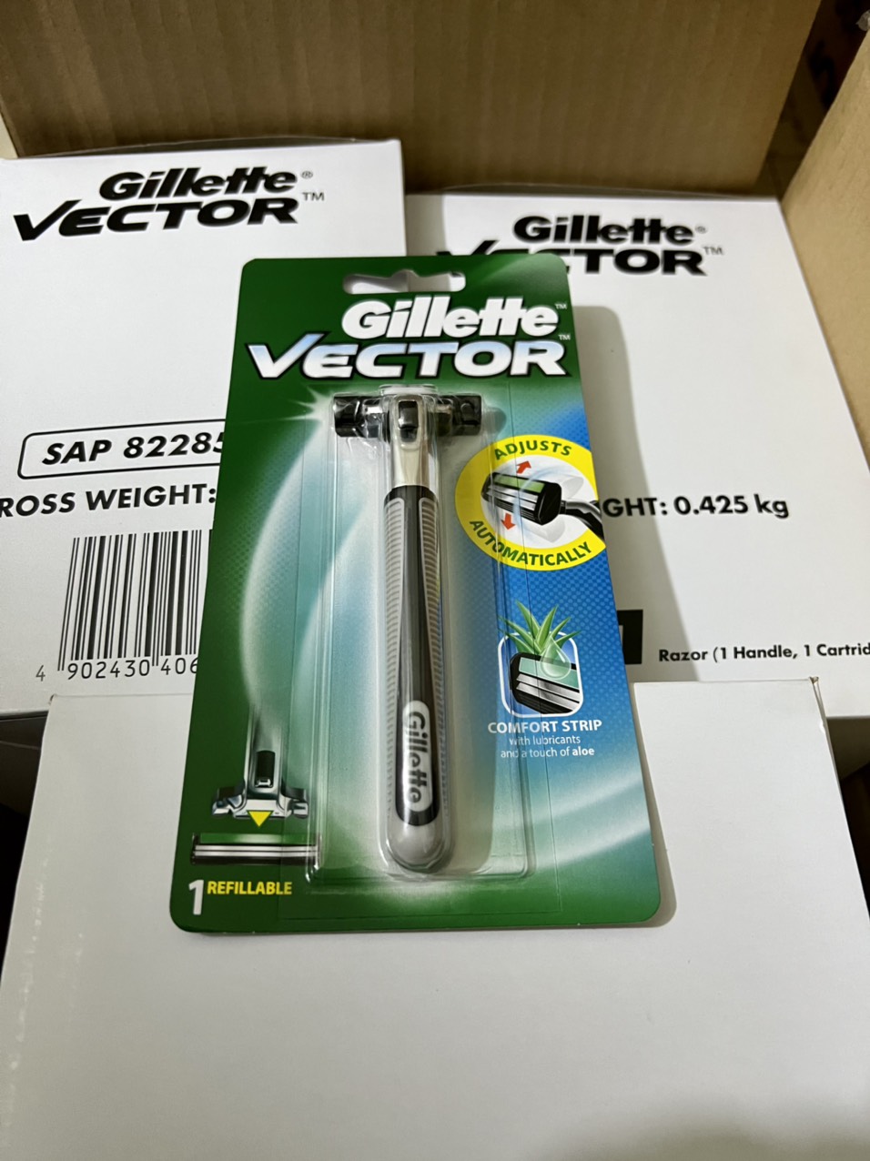 Dao Cạo Râu Gillette Vector - Gillette Vector Chính Hãng