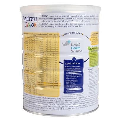 Sữa Tăng Cân Nutren Junior Thụy Sĩ 800g (Dành Cho Trẻ 1-10 Tuổi)