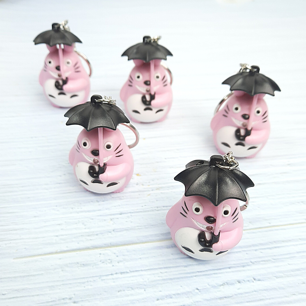 [HCM]Móc khóa Totoro đèn LED - Cầm Ô