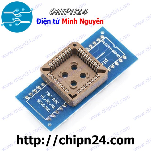 Đế chuyển plcc44 sang dip40