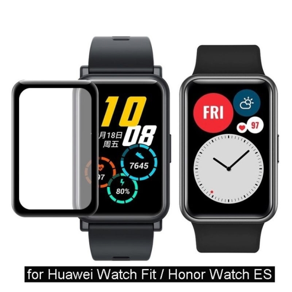 [HCM][Mua 2 full viền TẶNG 1 miếng dán TPU] Cường lực màn hình 3D Cạnh Cong Full mặt kính cho Huawei Watch Fit/ Watch ES