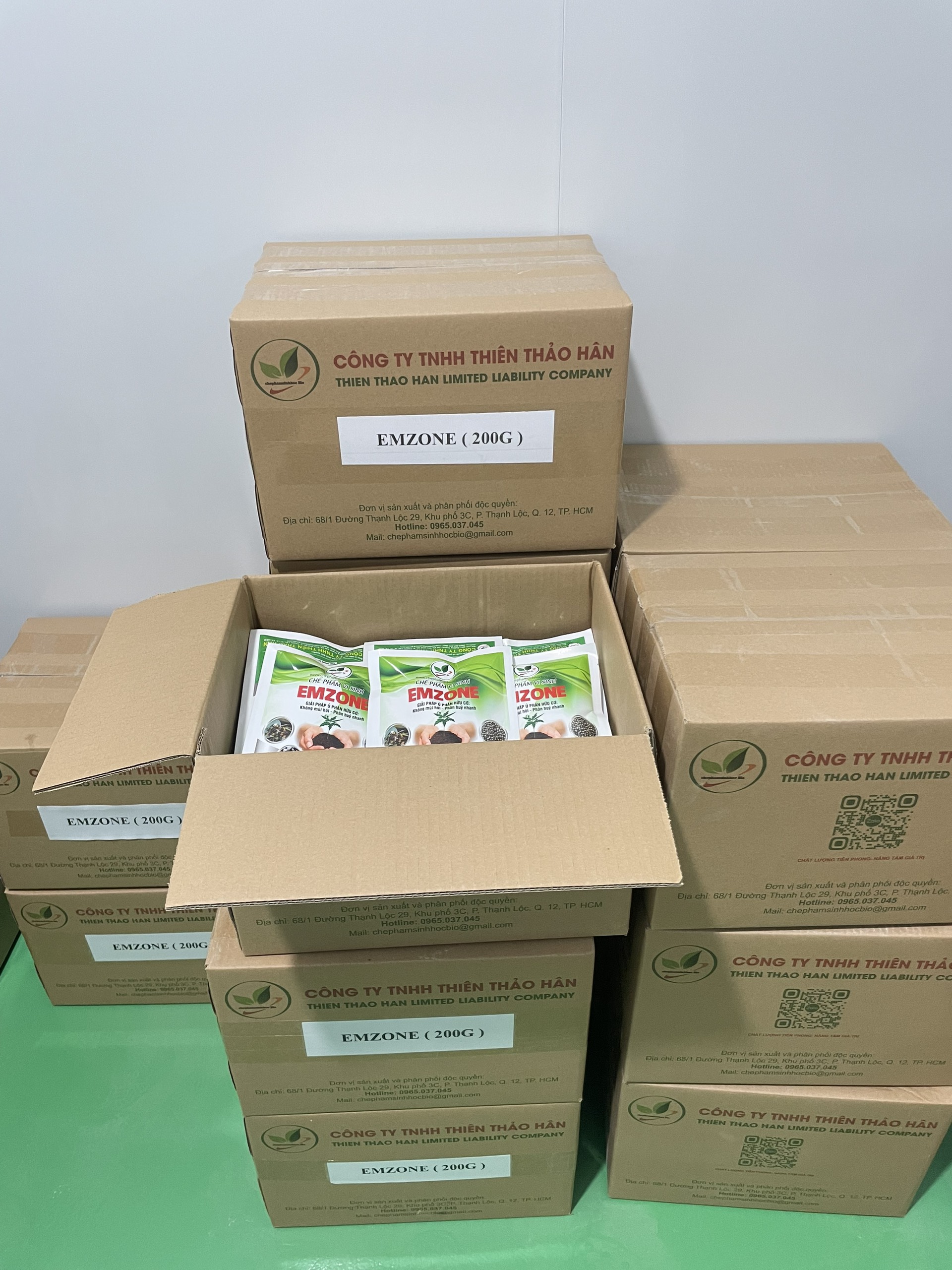 Combo 4 gói. Chế phẩm sinh học hữu cơ EMZONE  . Gói 200gr