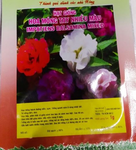 Hạt Hoa Móng Tay Nhiều Màu - Gói 1 Gram