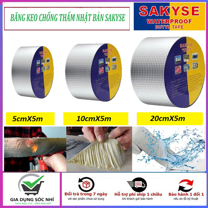 Băng Keo Siêu Dính Đa Năng, Băng keo chống thấm Nhật Bản - MixASale