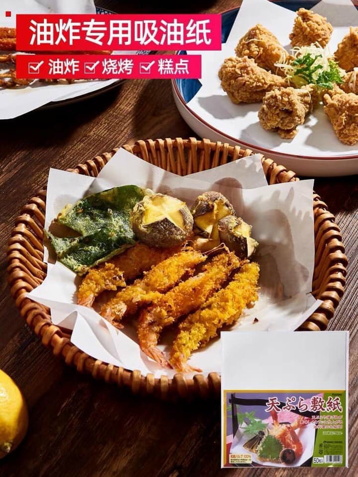 SET 40 TỜ GIẤY THẤM DẦU ĐỒ ĂN