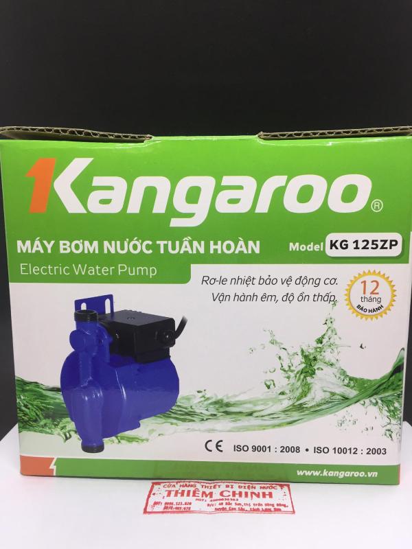 Máy bơm trợ lực nước yếu - Máy bơm nước tuần hoàn Kangaroo KG125ZP | Tự động tăng áp - Dùng cho sen vòi, máy giặt