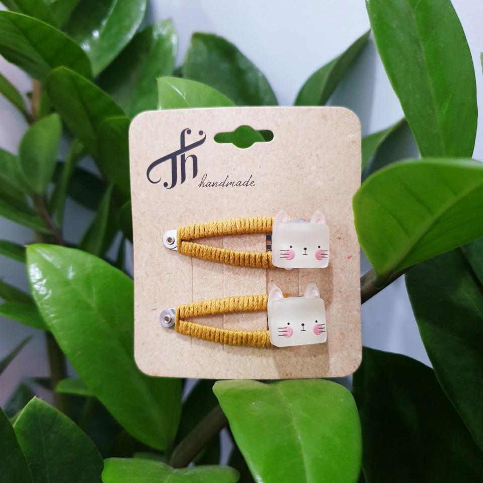 KẸP MÁI QUẤN VẢI HÌNH THÚ - SET 02 KẸP