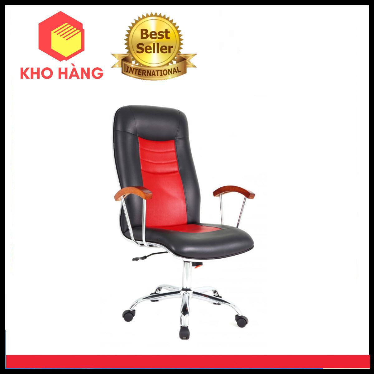 Ghế Dành Cho Văn Phòng Cao Cấp Chân Xoay KHCM6317 (Đỏ)