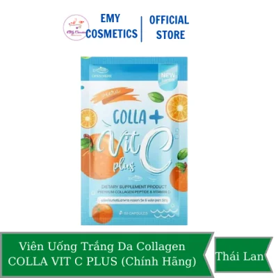 [HCM]Viên Uống Trắng Da Collagen COLLA VIT C PLUS Thái Lan