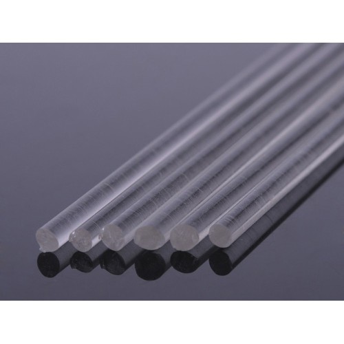 Đũa thủy tinh khuấy hóa chất, trong suốt dài 30 cm, đường kính 7mm