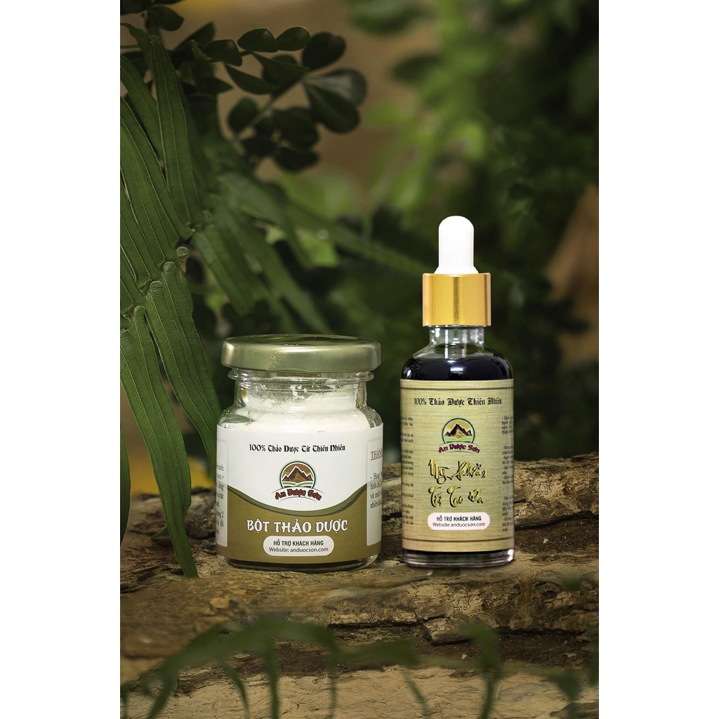 [Chính Hãng] Combo An Dược Sơn Serum tái tạo da 30ml Và Bột Thảo Dược