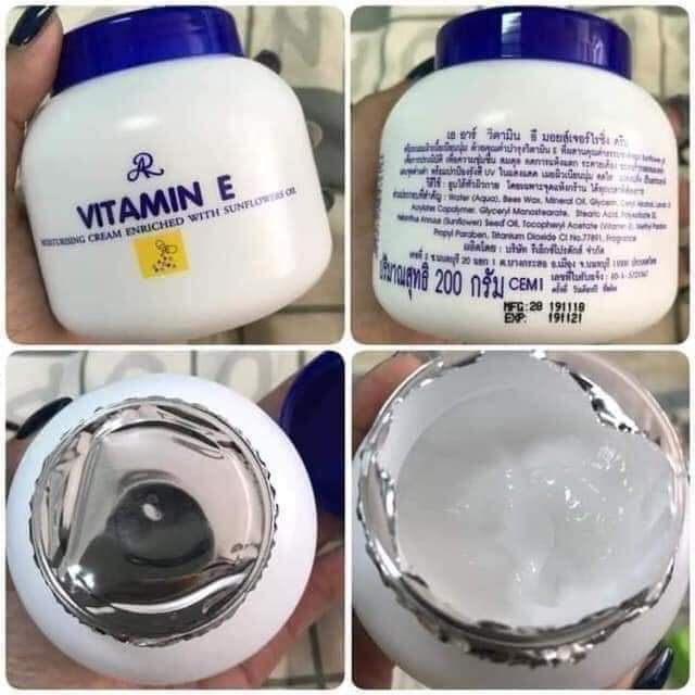 Kem dưỡng vitamin E  Thái Lan 200g