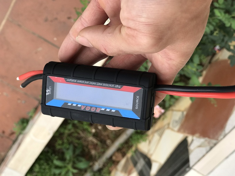 Watt Meter đo dòng điện DC ,điện áp DC,công suất DC 200A