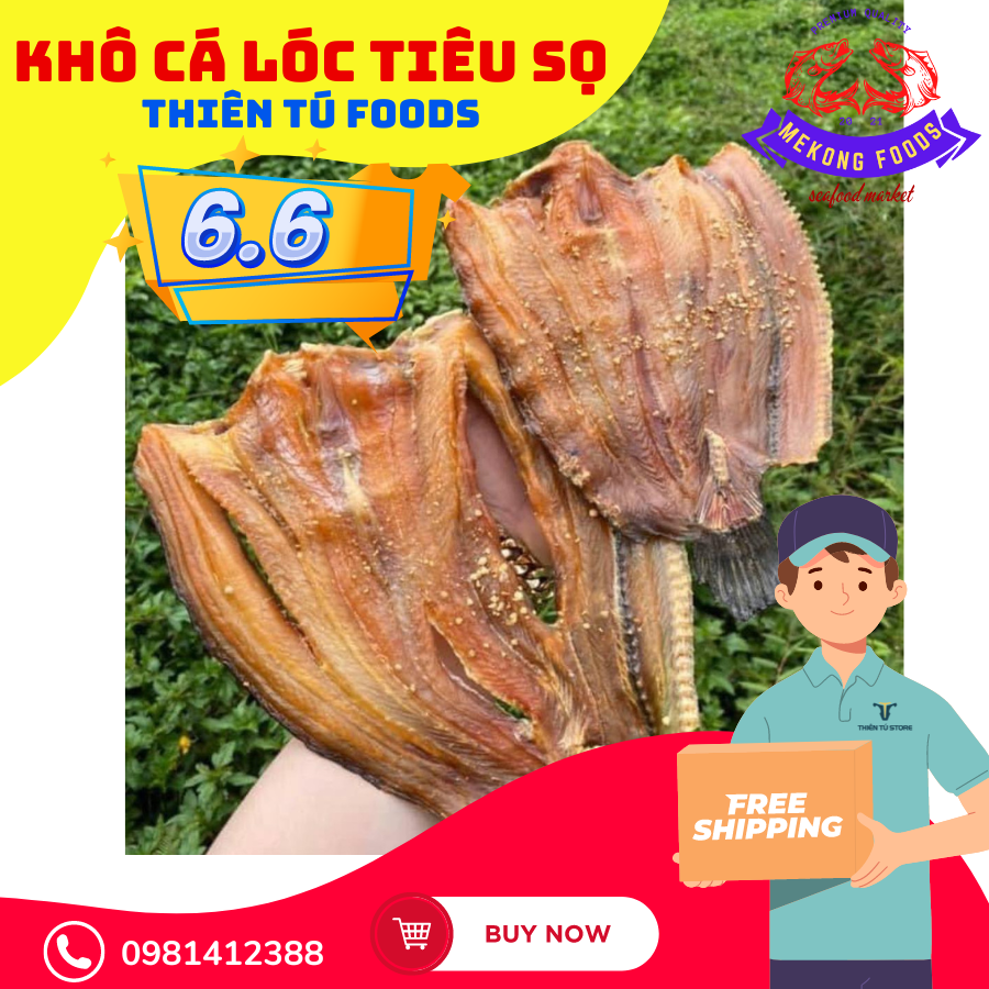 Khô cá lóc hàng tuyển ,thịt thơm ngọt dai ăn là ghiền khô cá lóc ĐỒNG THÁP đủ 3 nắng tự nhiên Seavina foods