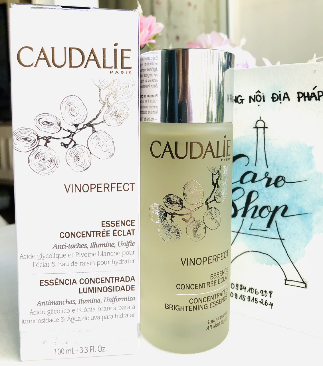 Nước thần Caudalie Vinoperfect - Essence Concentree Eclat