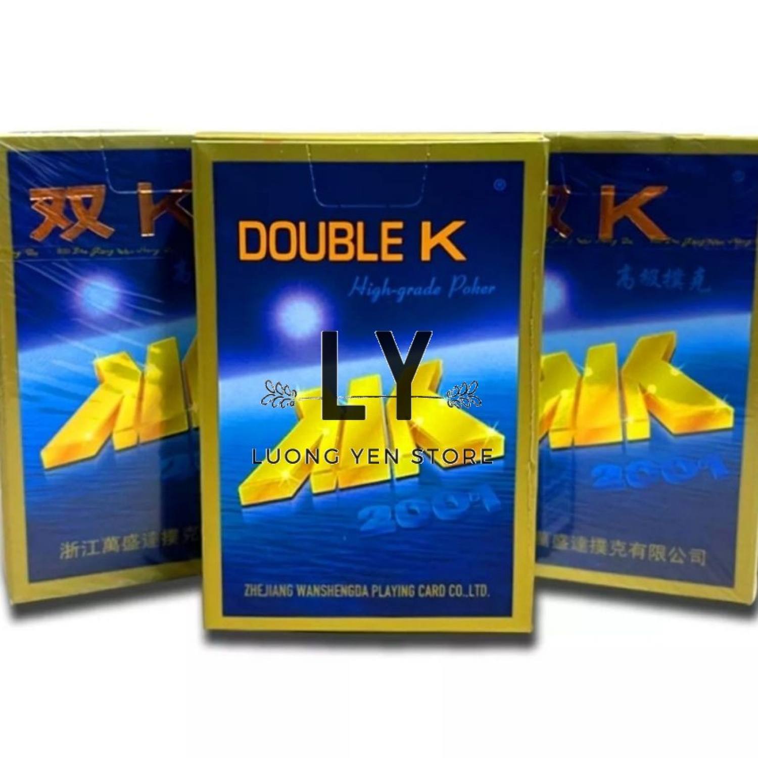 Bộ bài Tây 52 lá Double K tú lơ khơ dùng chơi tiến lên, bài cào, xì dách loại tốt