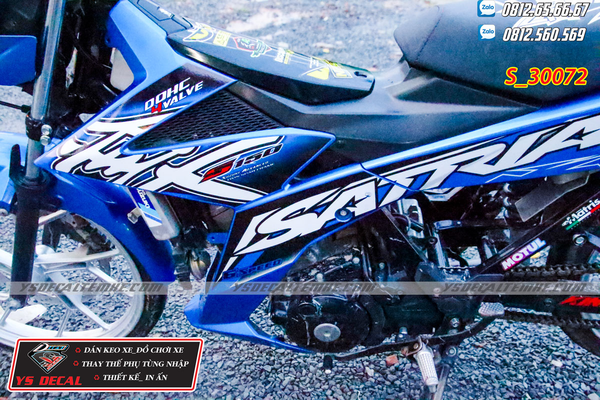 Tem rời Hayabusa xanh  đen