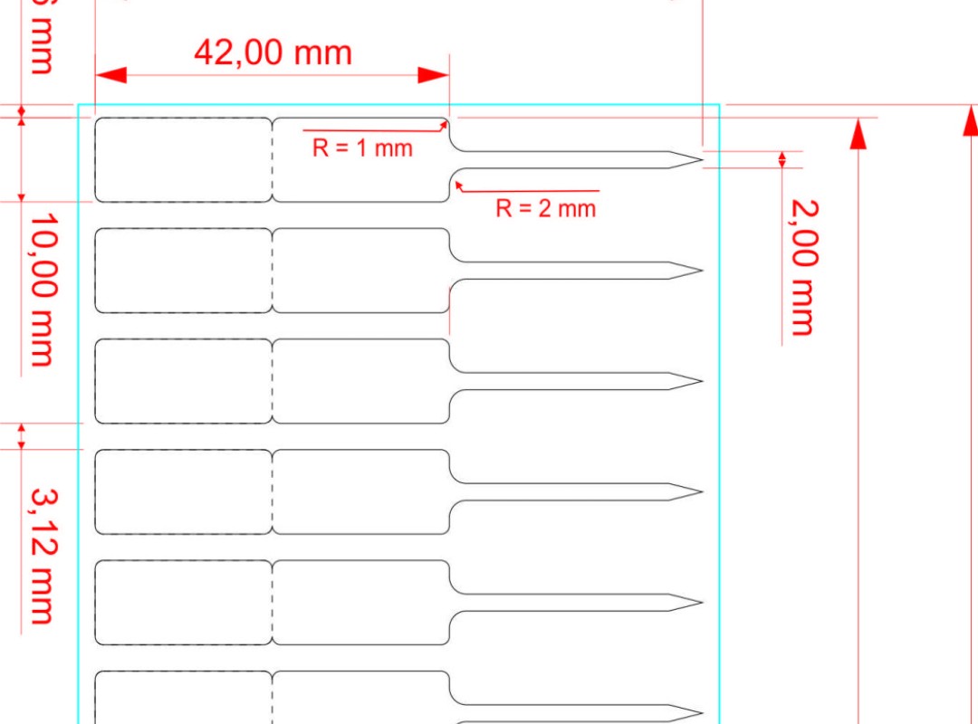 50m Tem dán giá vàng tem nữ trang decal PVC