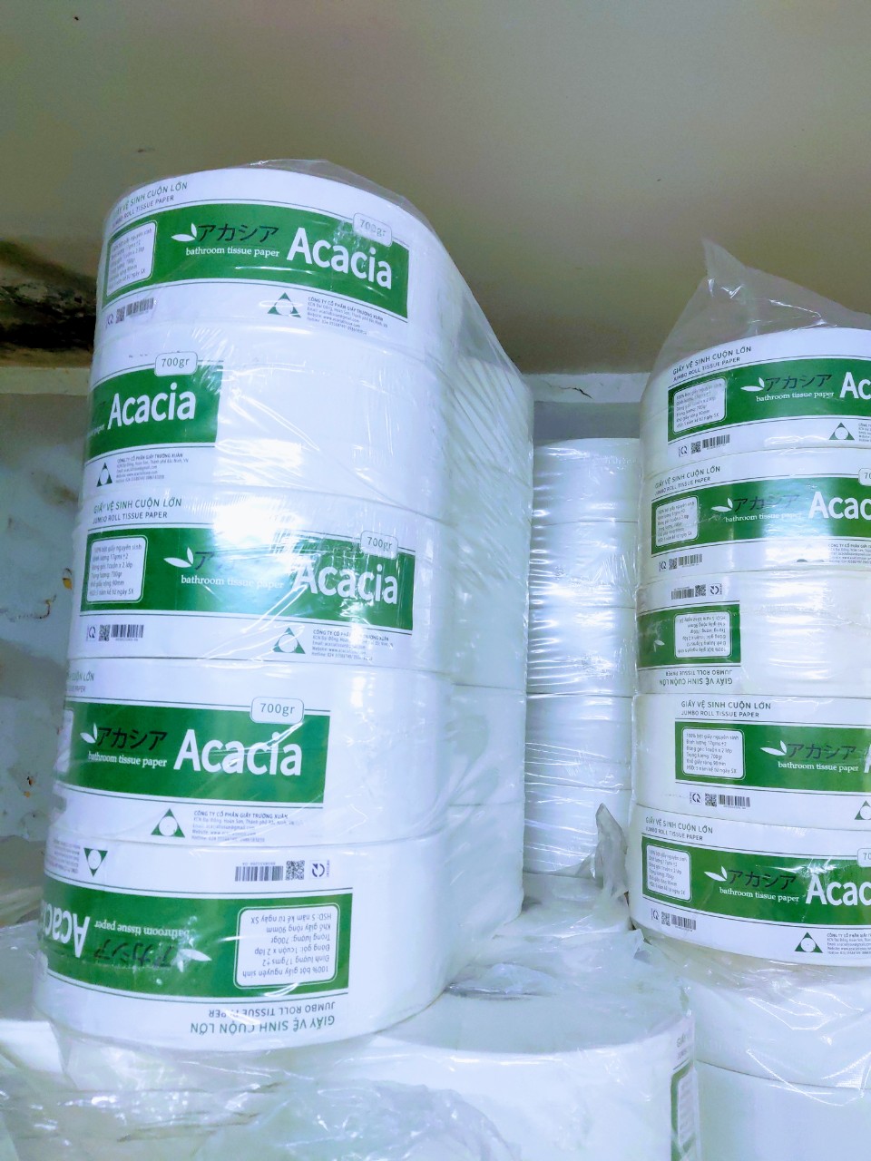 Giấy vệ sinh cuộn lớn ACACIA - 700 g