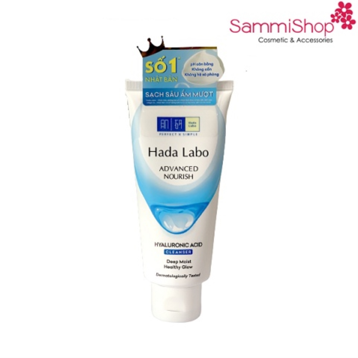 Sữa Rửa Mặt Hada Labo Advanced Nourish Hyaluron Cleanser 80g