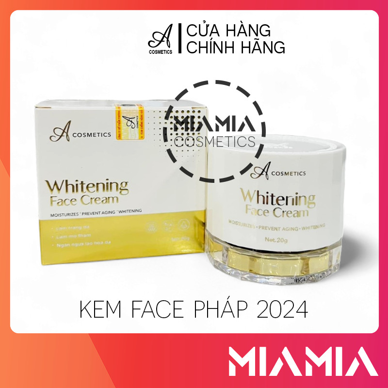 Kem Face Pháp A Cosmetics Phiên Bản Mới- Kem Face Chữ A Whitening Face Creams Mỹ Phẩm Phương Anh Chính Hãng