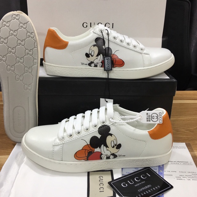 Giày guccimickey nam nữ hàng cao cấp