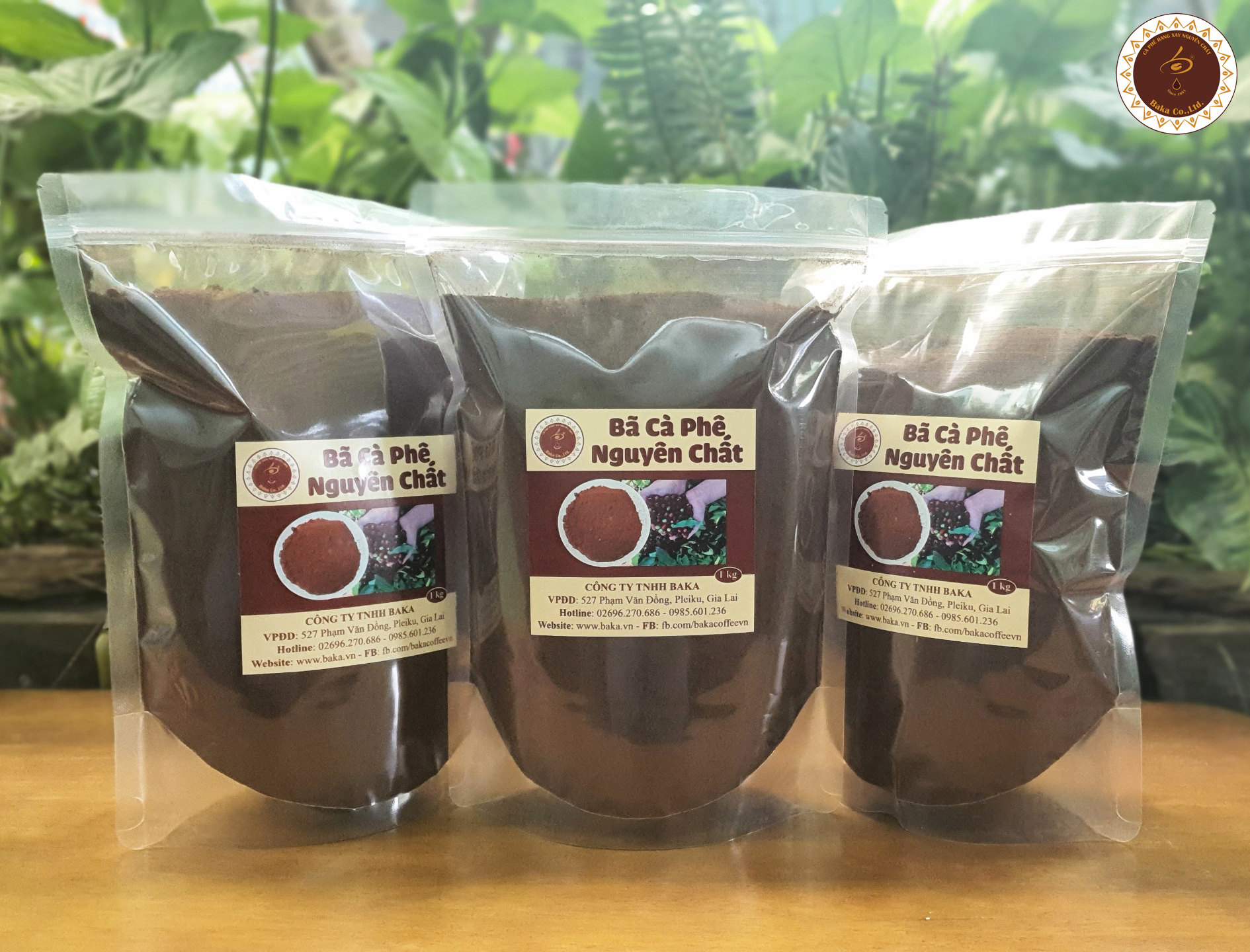 Bã Cà Phê Nguyên Chất (Bì 1kg)