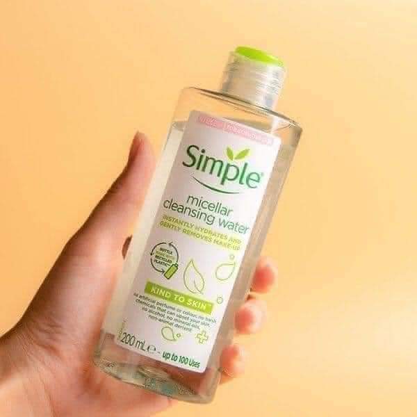 [95.000đ] Nước tẩy trang Simple Micellar 200ml