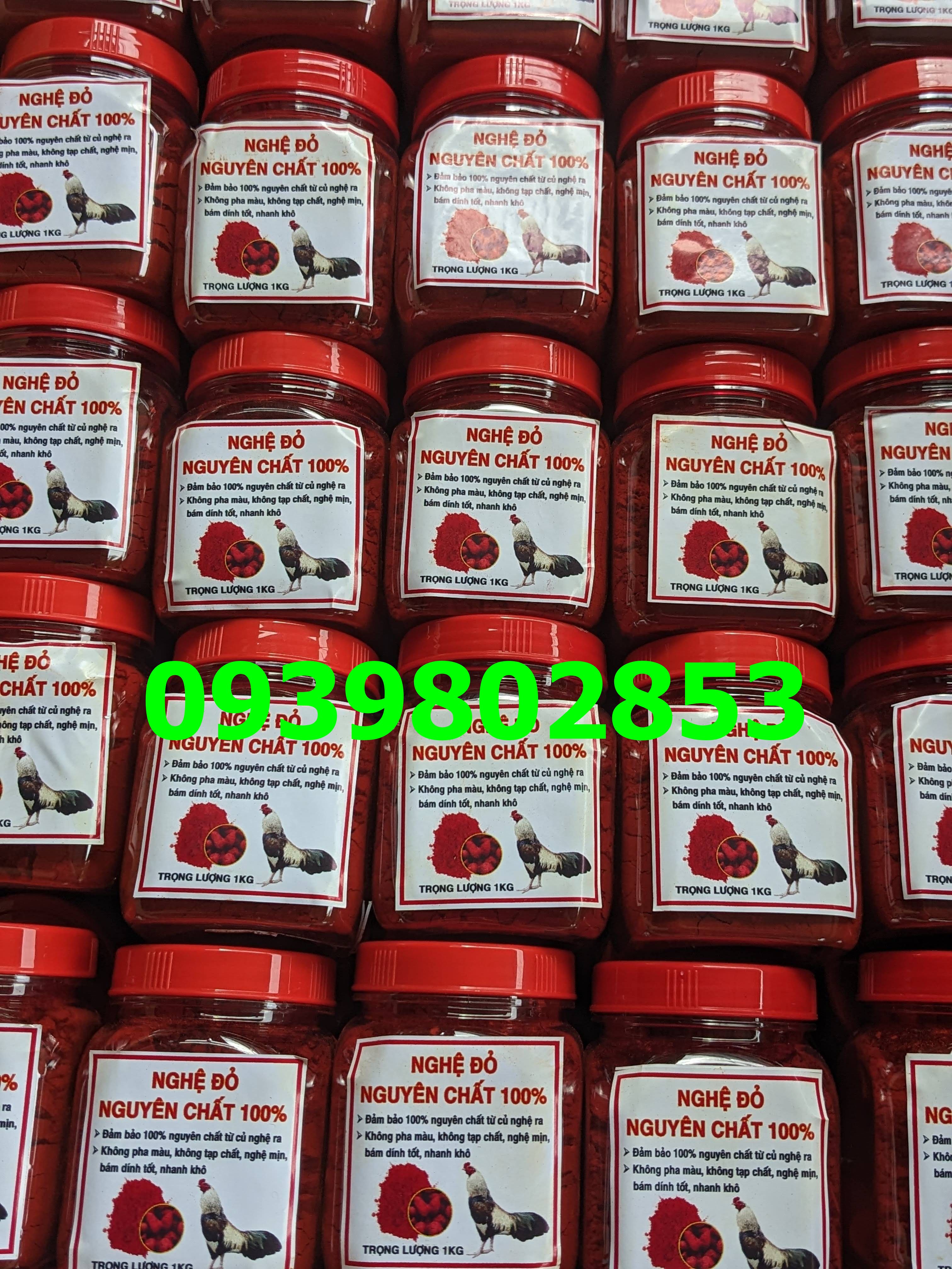 Nghệ đỏ cho gà đá nguyên chất keo 100g