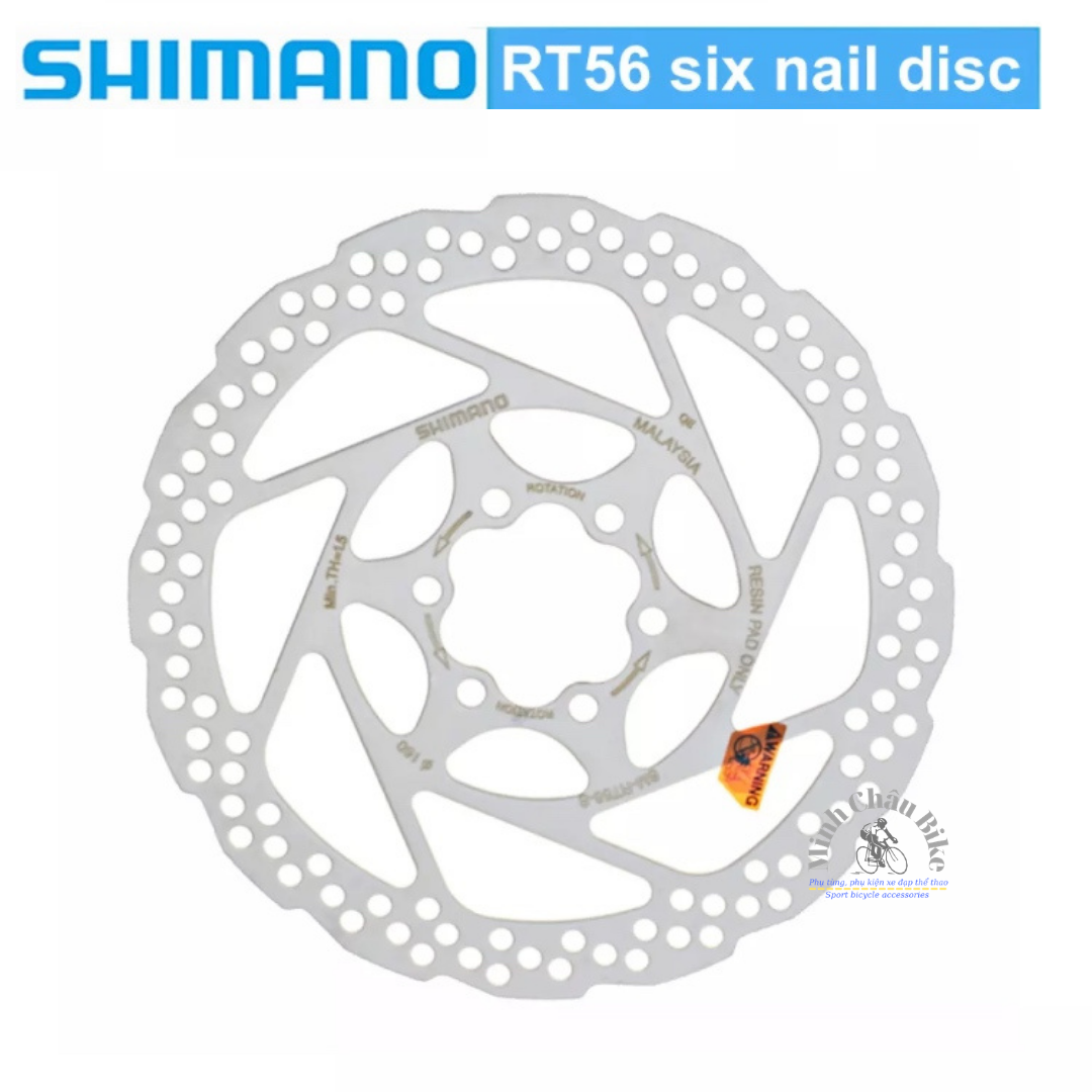 Đĩa phanh xe đạp Shimano SM - RT56 - 160mm