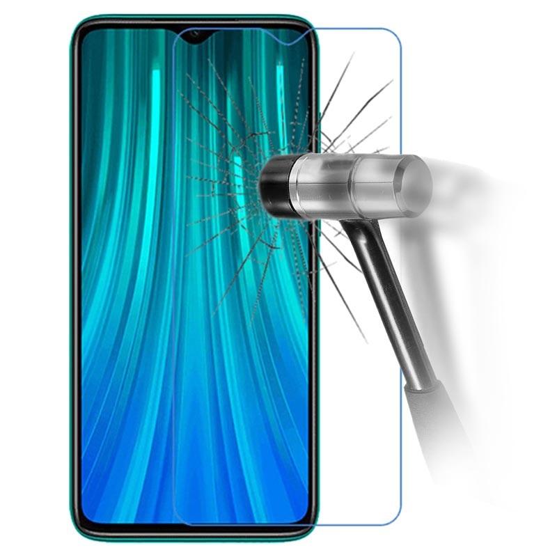 Kính cường lực trong suốt Xiaomi Redmi Note 8 Pro (Kèm miếng lau)